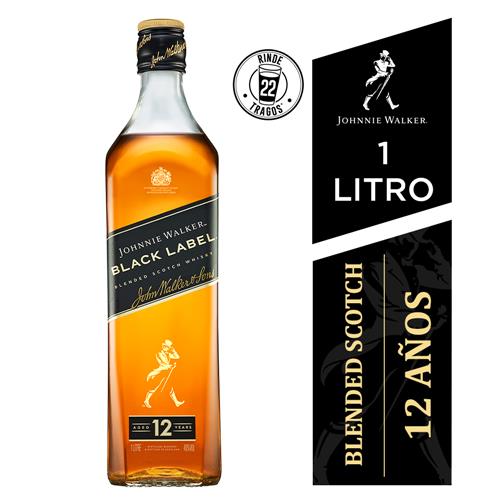 WHISKY JOHNNIE WALKER BLACK LABEL x1lts
