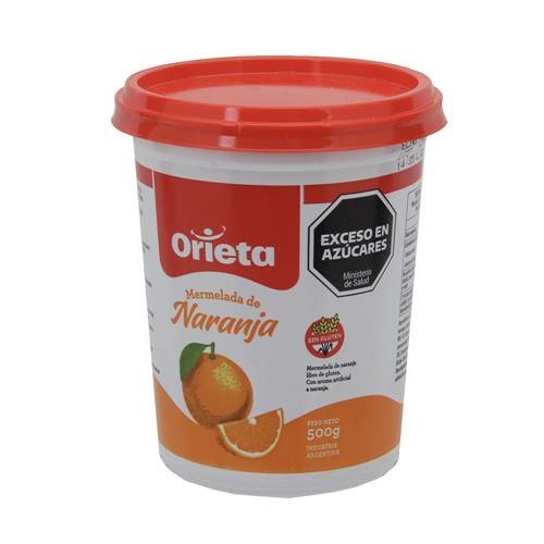 MERMELADA NARANJA ORIETA x420grs