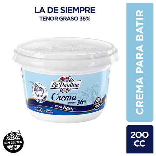 CREMA DE LECHE LA PAULINA x 200g