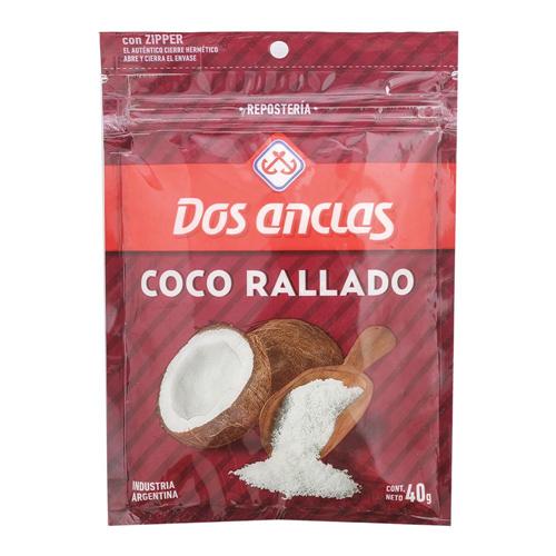 COCO RALLADO DOS ANCLAS x 40g
