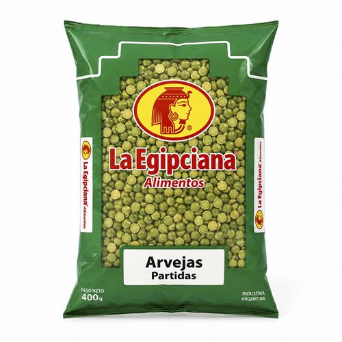 ARVEJAS PARTIDAS LA EGIPCIANA x 400g