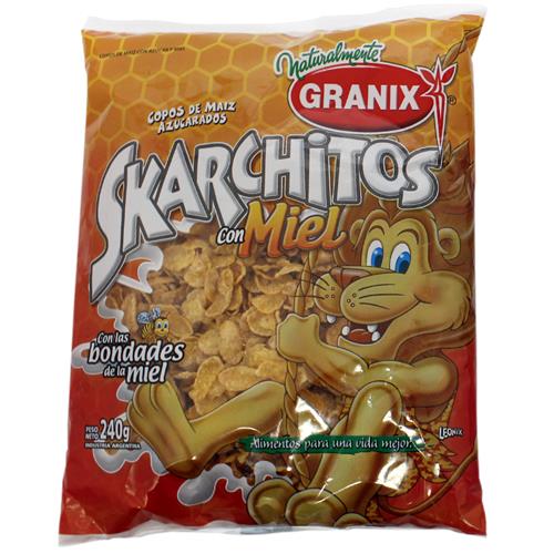 CEREAL SKARCHITOS MIEL GRANIX x 240 g