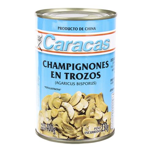 CHAMPIGNONES EN TROZOS CARACAS x400grs