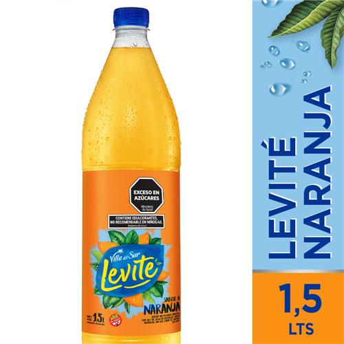 AGUA SABORIZADA NARANJA LEVITE x 2.25l