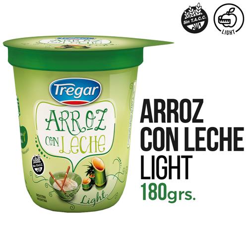 ARROZ CON LECHE LIGHT TREGAR x180grs