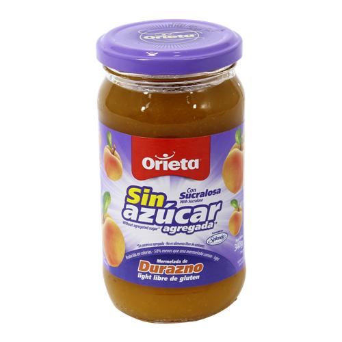 MERMELADA DURAZNO PROLIGHT ORIETA 340g