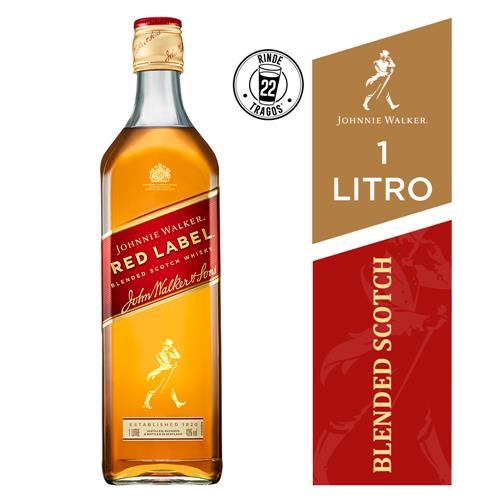 WHISKY JOHNNIE WALKER RED LABEL x1lts