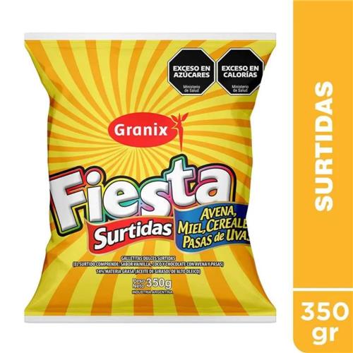 GALLETITAS GRANIX FIESTA SURTIDA x 350 g