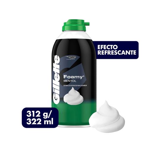 GILLETTE FOAMY MENTOL x 312g