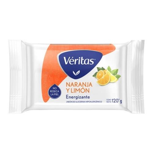 JABON GLICERINA NARANJA/LIMON VERITAS x 120g