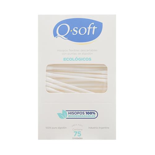 HISOPOS FLEXIBLES Q-SOFT x75uni