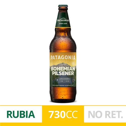 CERVEZA PATAGONIA BOHEMIA PILSENER x730ml