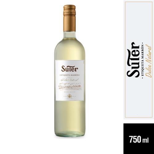 VINO SUTER ETIQUETA MARRON BLANCO DULCE x 750ml