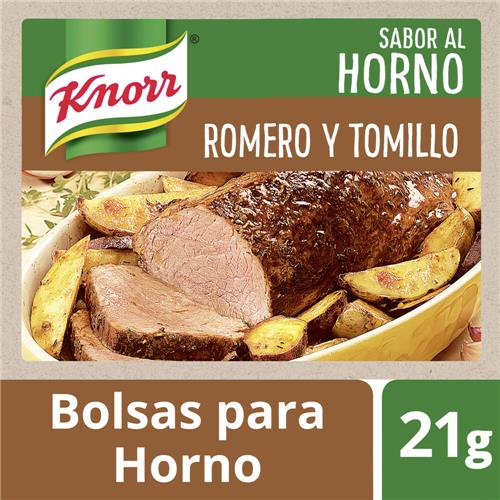 SAZON SABOR AL HORNO KNORR ROMERO Y TOM x 21g