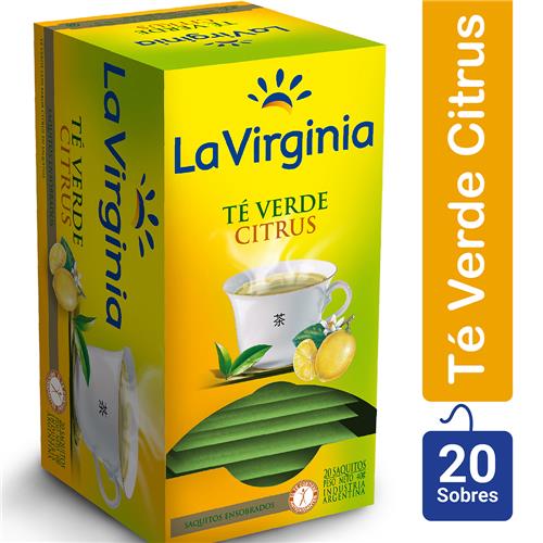 TE VERDE CITRUS LA VIRGINIA x20uni