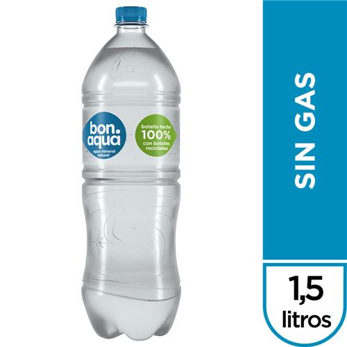 AGUA MINERAL BONAQUA S/GAS x 1.5 L