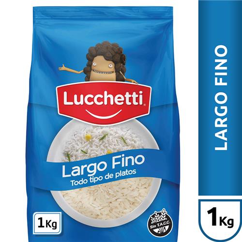 ARROZ LARGO FINO LUCCHETTI x 1kg