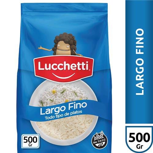 ARROZ LARGO FINO LUCCHETTI x 500g