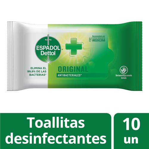 TOALLAS HUMEDAS ORIG ESPADOL x 10u
