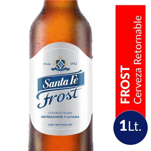 CERVEZA SANTA FE FROST x 473cc