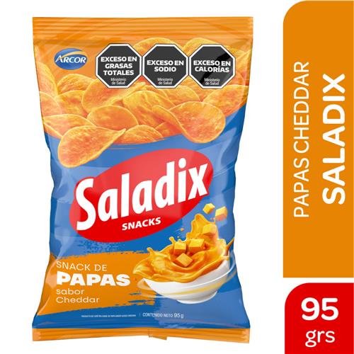 SALADIX PAPAS CHEDDAR x 95g