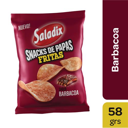 SALADIX PAPAS BARBACOA x 58g