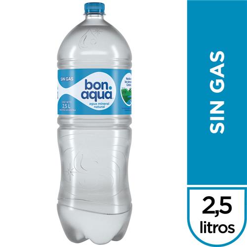 AGUA MINERAL BONAQUA S/GAS x 2.5 L