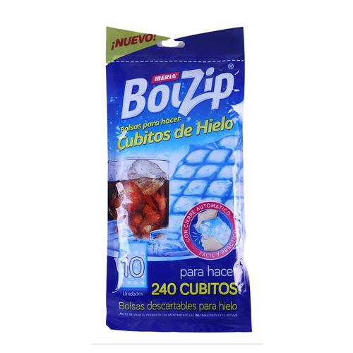 BOLZIP CUBOS HIELO x 240u