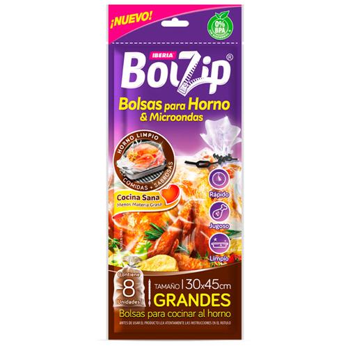 BOLZIP P/HORNO MICROONDA x 8u
