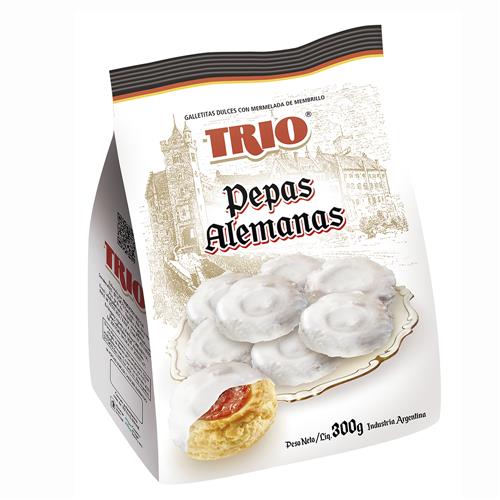 GALLETITAS TRIO PEPAS ALEMANAS x 300g