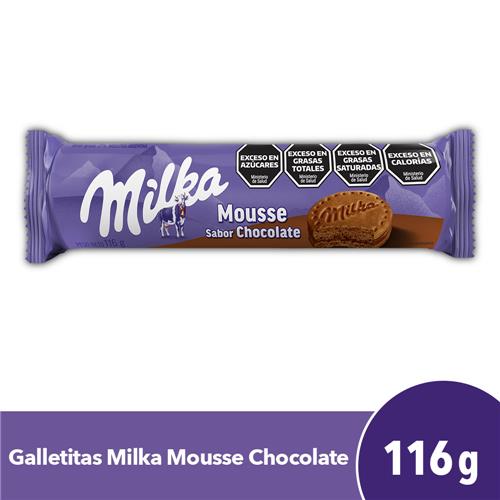 GALLETA MILKA MOUSSE CHOC x 116g