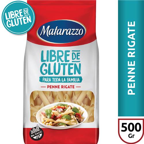FIDEOS PENNE RIGATE S/GLUTEN MATARAZZO x 500g