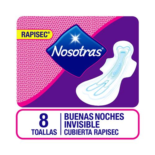 TOALLAS FEM NOSOTRAS RAPISEC NOCTURNAS x 8u
