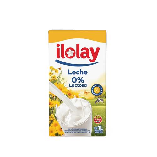 LECHE L,VIDA 0% LACTOSA ILOLAY x 1L