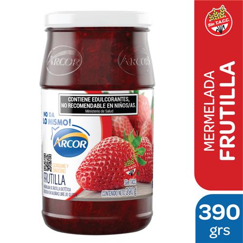 MERMELADA FRUTILLA S/ AZU ARCOR x 390g