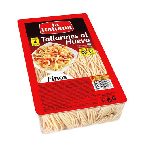 TALLARINES AL HUEVO LA ITALIANA x 500g