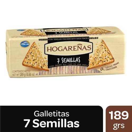GALLETITAS HOGAREÑAS 7 SEMI x 189g