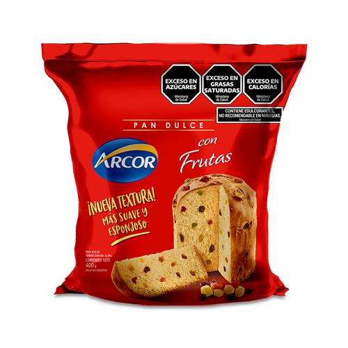 PAN DULCE ARCOR C FRUTA x 400g