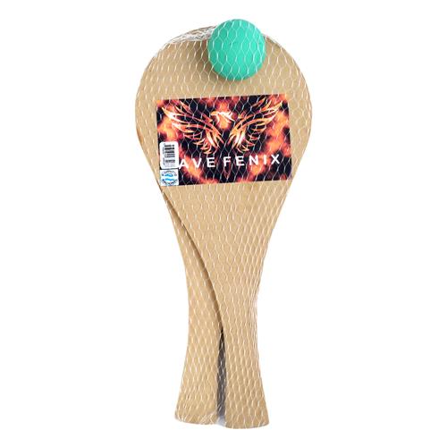 PALETA PLAYERA DE MADERA CON PELOTA