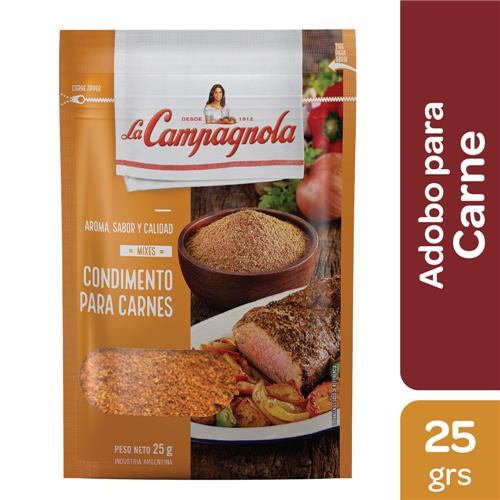 CONDIMENTO PARA CARNE LA CAMPAGNOLA x 25g