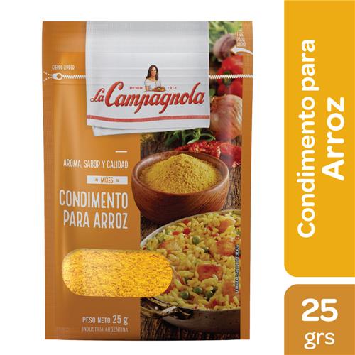 CONDIMENTO PARA ARROZ LA CAMPAGNOLA x25grs