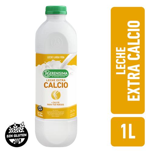 LECHE LA SERENISIMA P.DESC EXTRA CALCIO PET x 1L