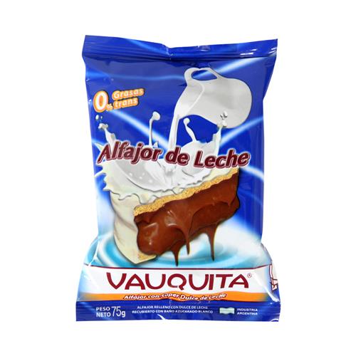 ALFAJOR GLASEADO BLANCO VAUQUITA 72gr
