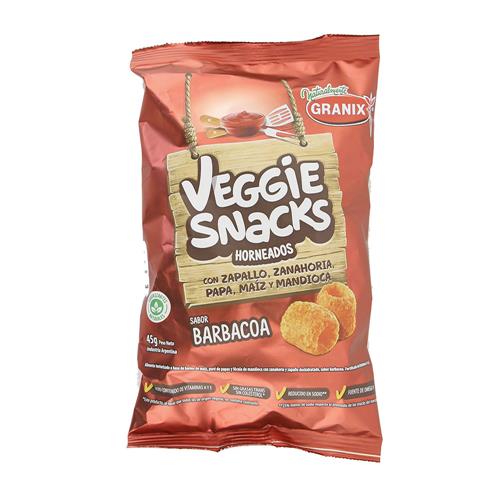 VEGGIE SNACK BARBACOA GRANIX x 45 g