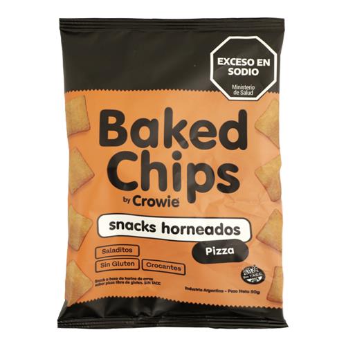 SNACKS DE ARROZ PIZZA CROWIE x50grs