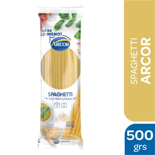 FIDEOS SPAGHETTI ARCOR x 500g