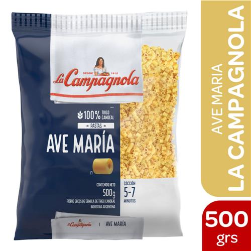 FIDEOS AVE MARIA LA CAMPAGNOLA x500grs