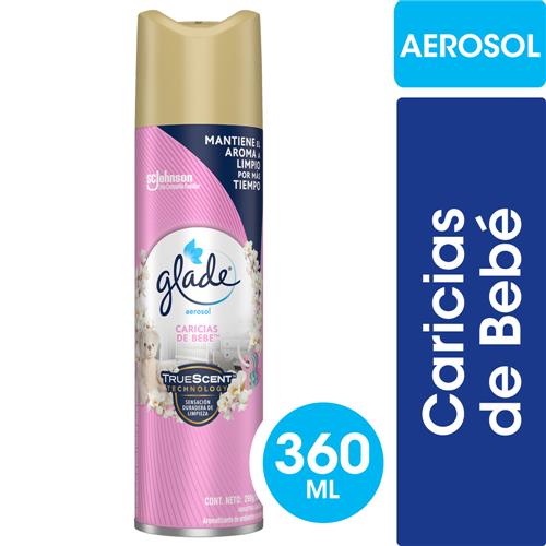 DESODORANTE DE AMBIENTE GLADE CARICIAS BB x 360cc