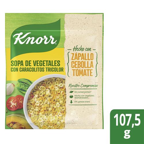 SOPA C/FID CARACOLITOS TRIC KNORR x 107.5g