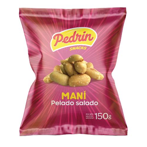 MANI PELADO SALADO PEDRIN x 150g